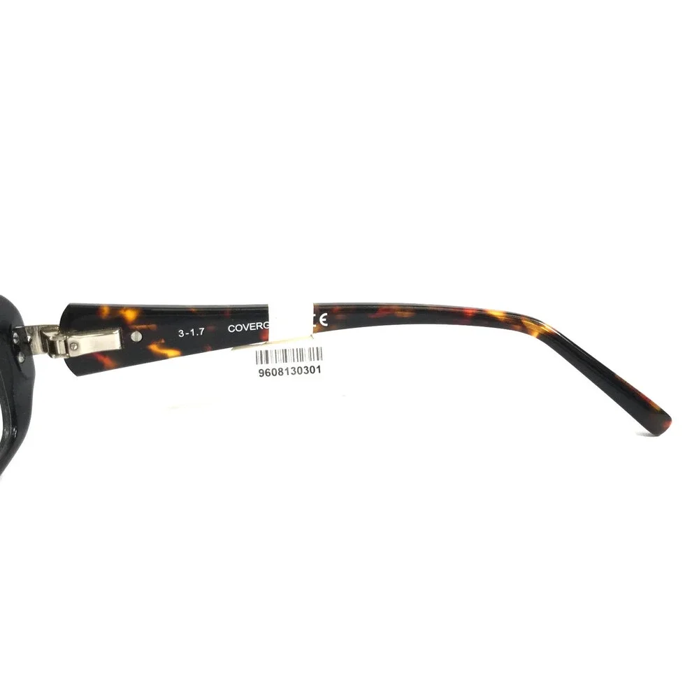 Covergirl Eyeglasses Frames CG0451 005 Black Brown Rectangle Full Rim 54-16-140